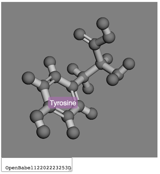 3Dmol.js Example - Display Molecule
