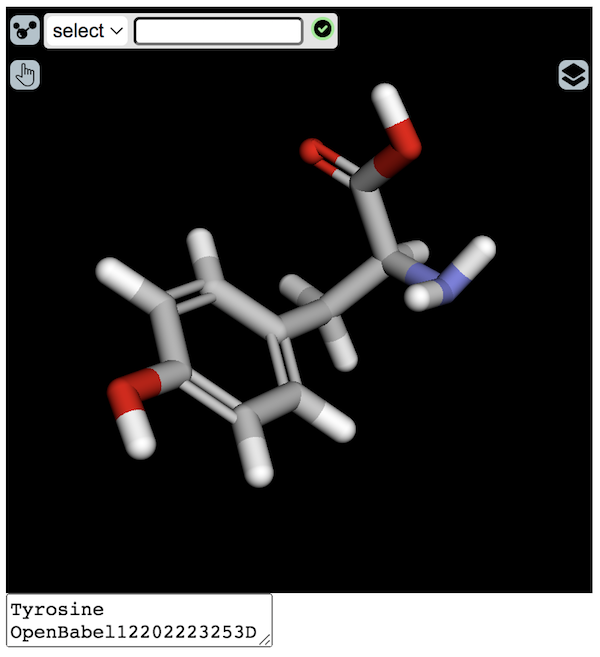 Embedded 3Dmol Viewer - data-element={ID} Example