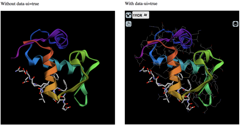 Embedded 3Dmol Viewer - data-ui=true Bug