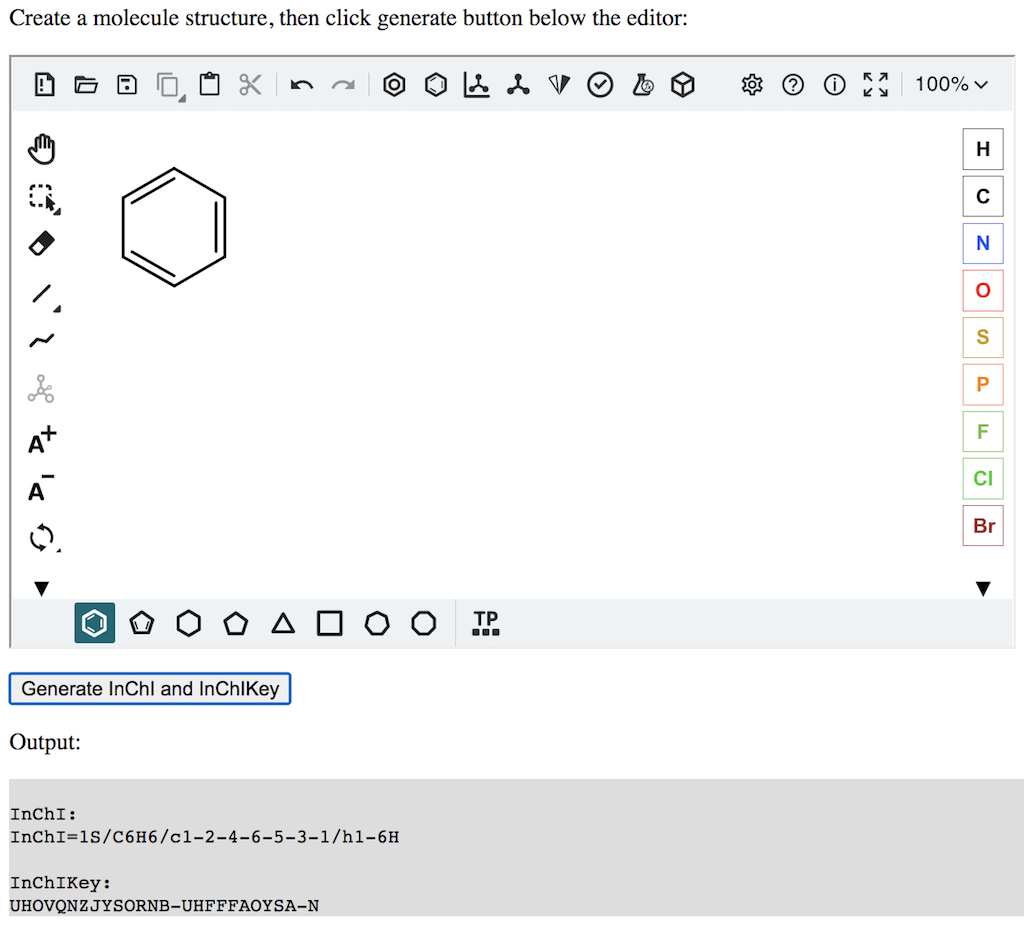 Generate InChI and InChIKey Identifiers