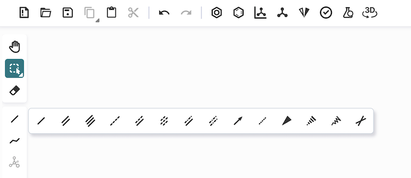 List of Bond Types Supported by Ketcher
