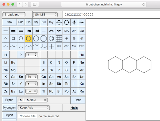 Molecule Online Tool - pubchem.ncbi.nlm.nih.gov