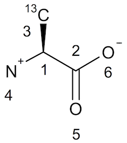 L-Alanine with Chiral Center